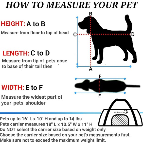 🐶Mr. Peanut's Gold Series Airline Approved Pet Carrier - Picture 7 of 17